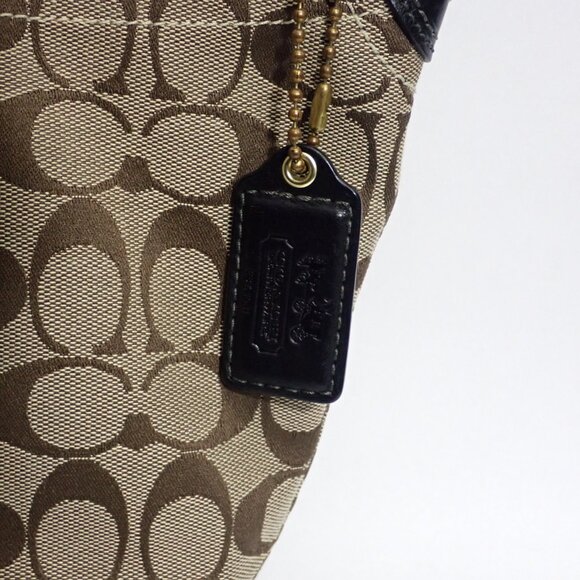 Pre-Loved Coach Mini Bleeker Canvas Bucket - Picture 4 of 6